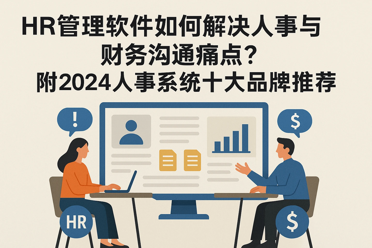 HR管理软件如何解决人事与财务沟通痛点？附2024人事系统十大品牌推荐
