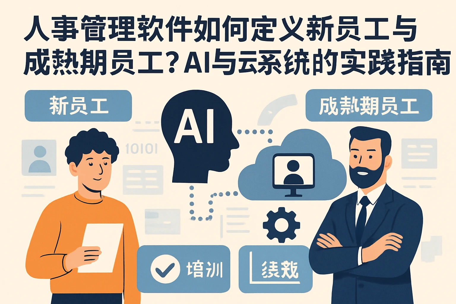 人事管理软件如何定义新员工与成熟期员工?AI与云系统的实践指南