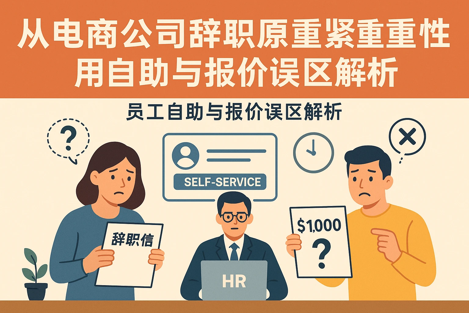 从电商公司辞职风波看人力资源管理系统的重要性：员工自助与报价误区解析
