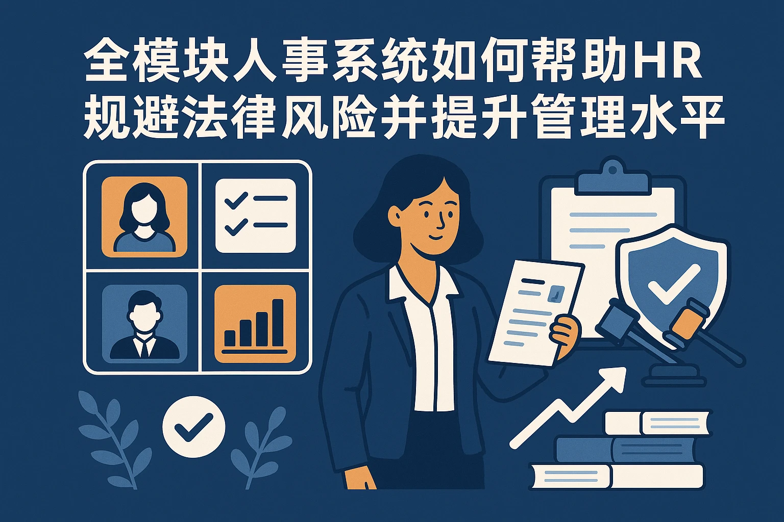 全模块人事系统如何帮助HR规避法律风险并提升管理水平