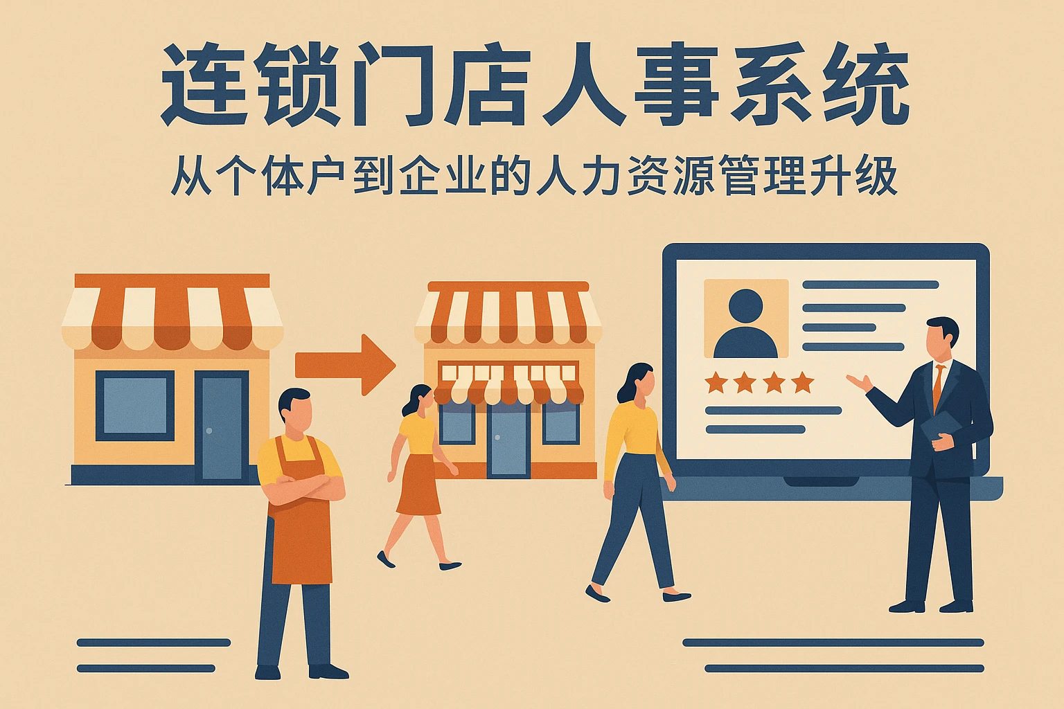 连锁门店人事系统：从个体户到企业的人力资源管理升级指南