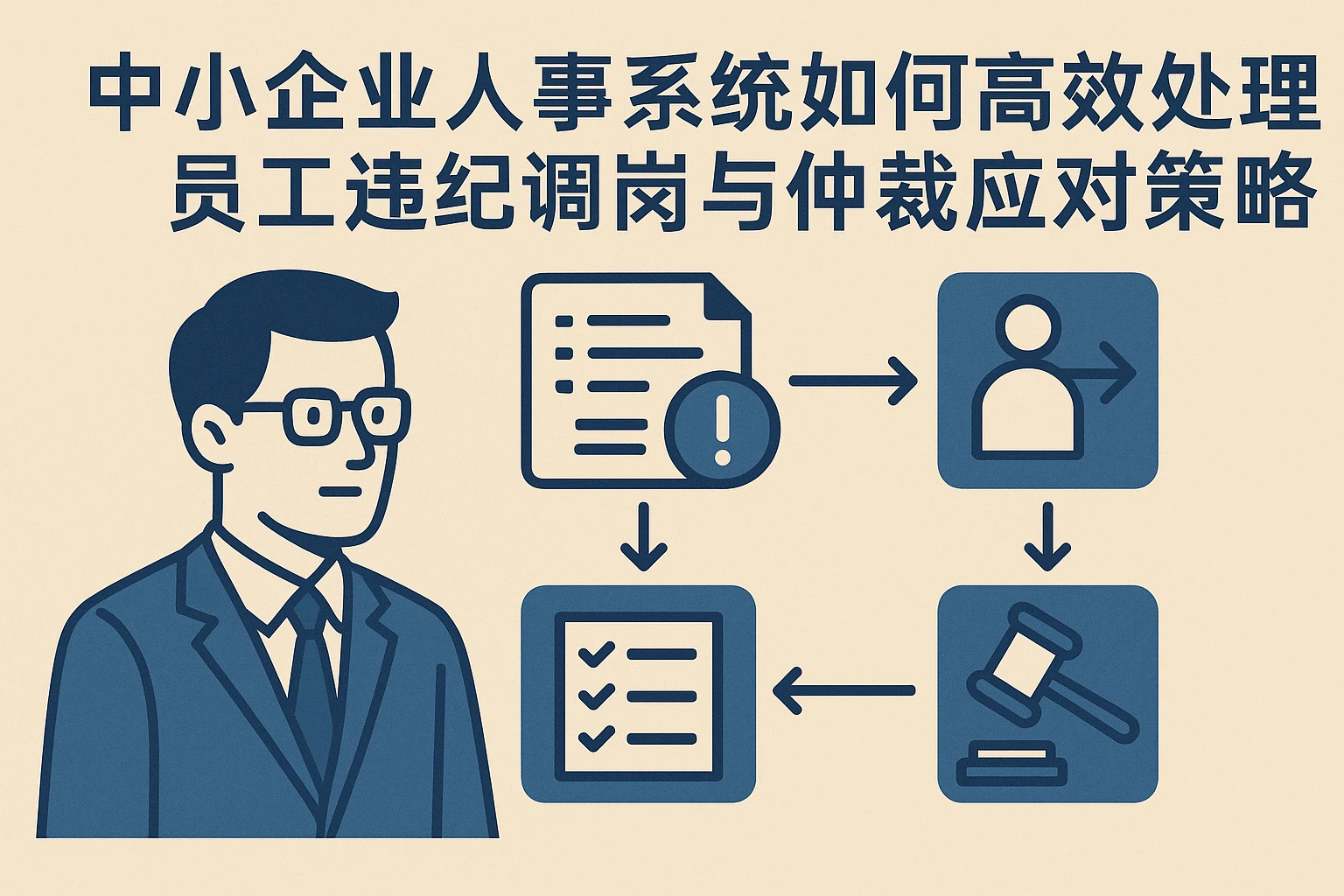 中小企业人事系统如何高效处理员工违纪调岗与仲裁应对策略