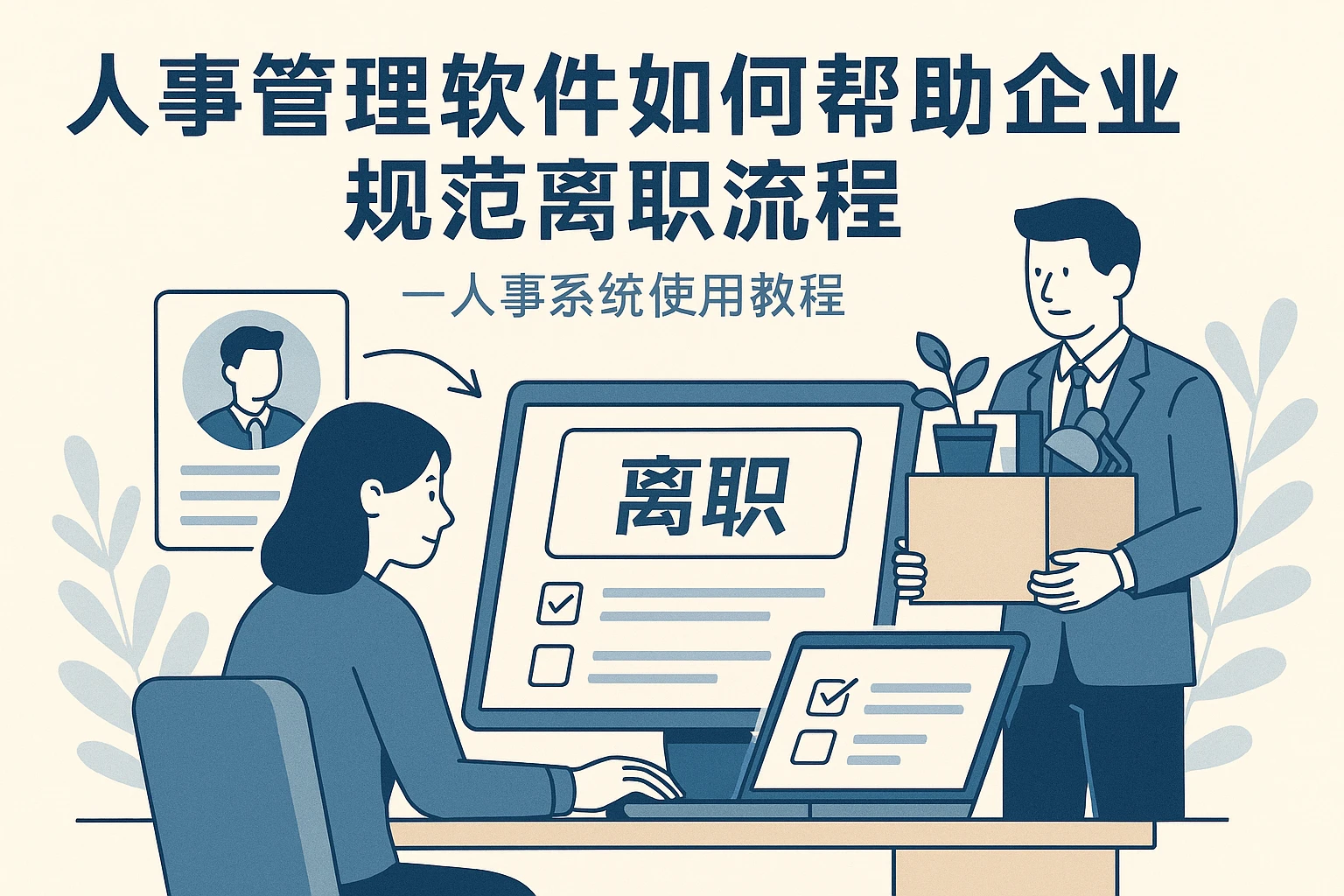 人事管理软件如何帮助企业规范离职流程——人事系统使用教程