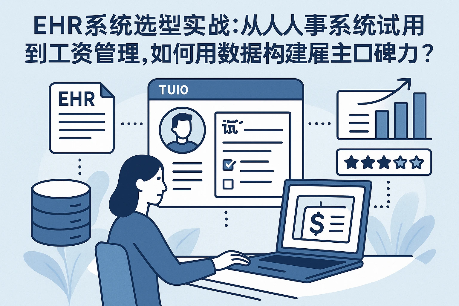 EHR系统选型实战:从人事系统试用到工资管理,如何用数据构建雇主口碑竞争力?