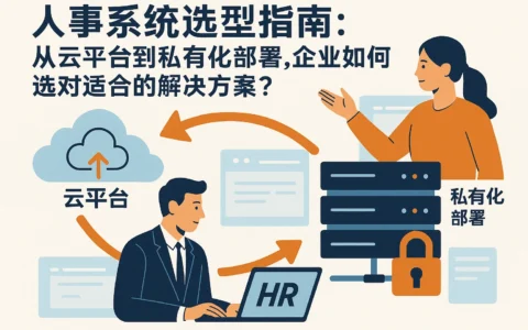 人事系统选型指南：从云平台到私有化部署，企业如何选对适合的解决方案？