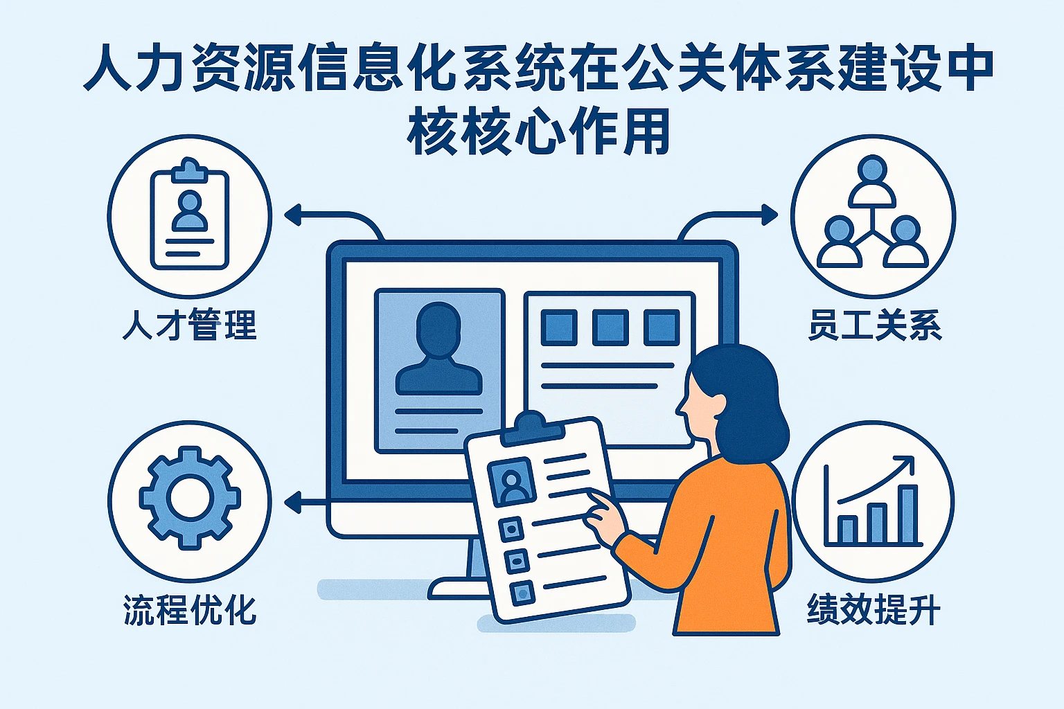 人力资源信息化系统在公关体系建设中的核心作用