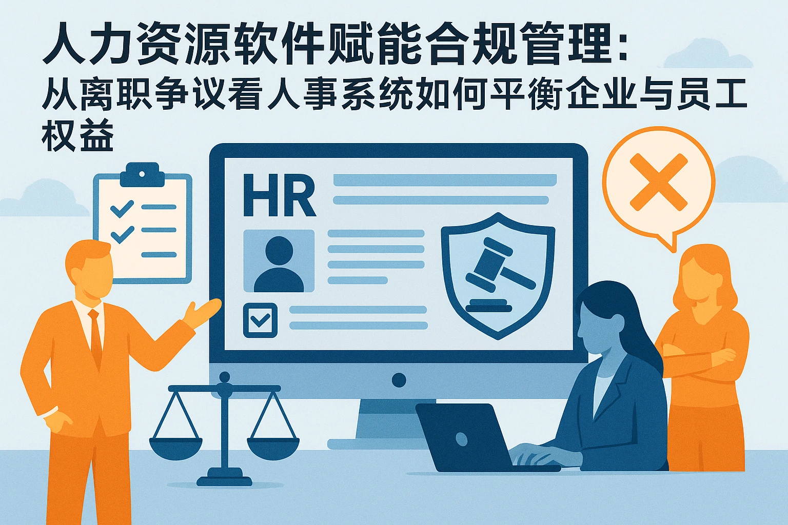 人力资源软件赋能合规管理:从离职争议看人事系统如何平衡企业与员工权益