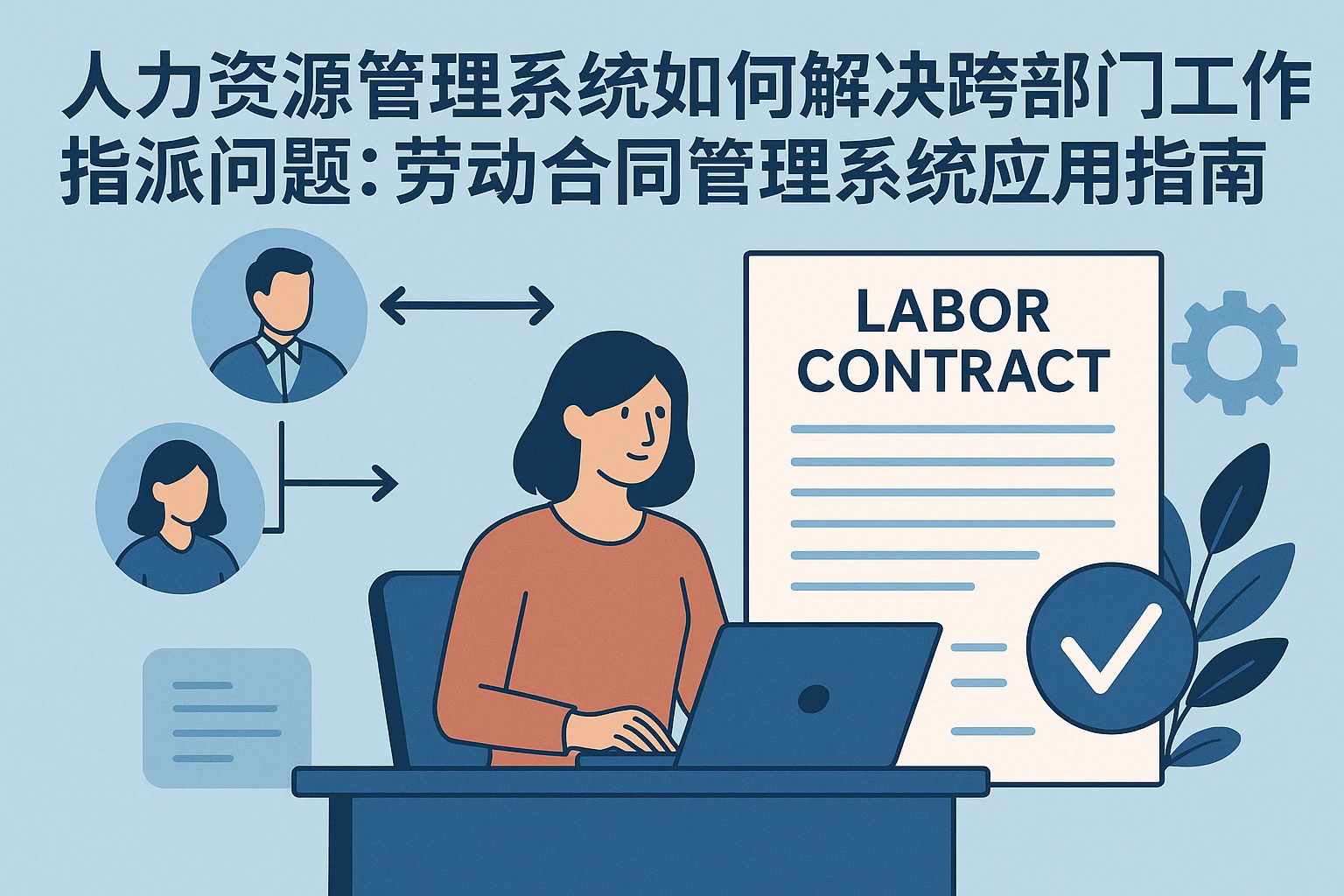 人力资源管理系统如何解决跨部门工作指派问题：劳动合同管理系统应用指南
