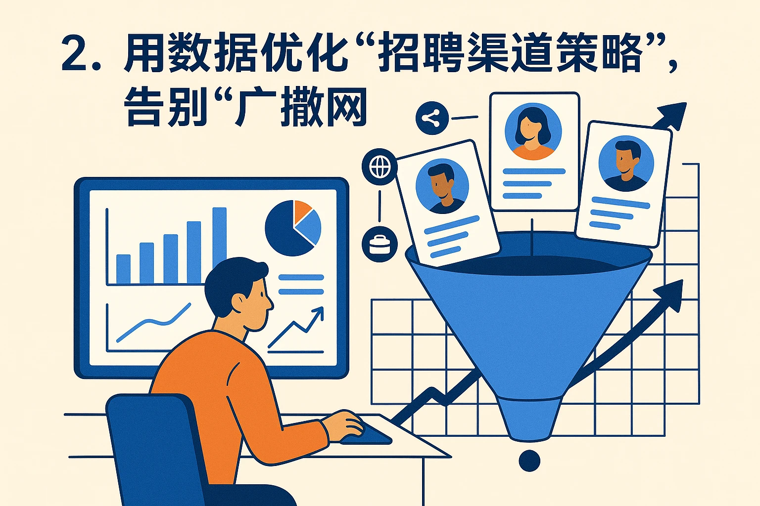 2. 用数据优化“招聘渠道策略”,告别“广撒网”