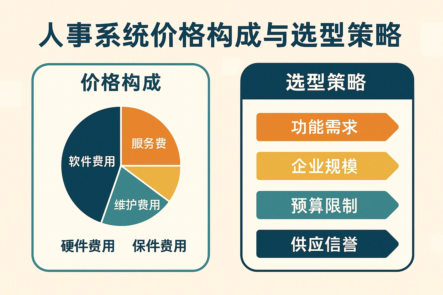 人事系统价格构成与选型策略