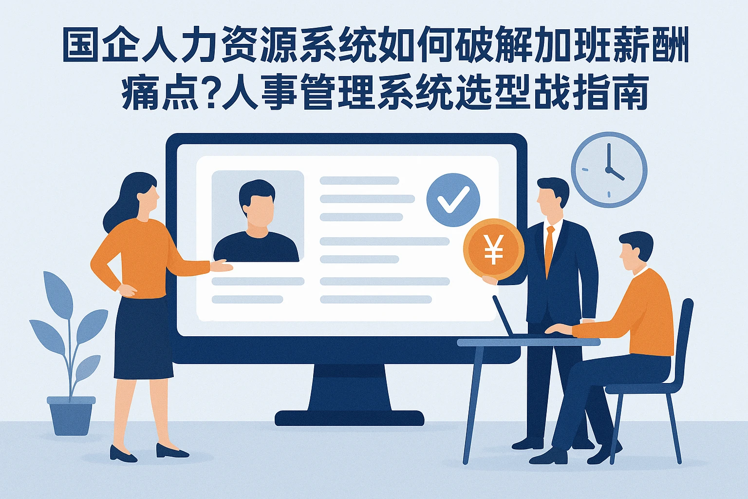 国企人力资源系统如何破解加班薪酬痛点？人事管理系统选型实战指南