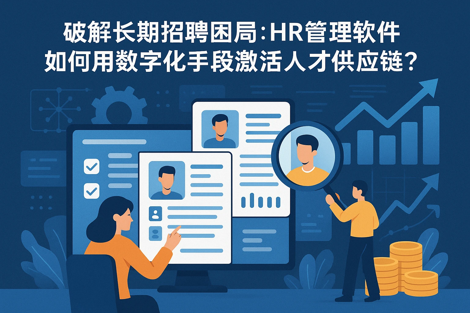 破解长期招聘困局:HR管理软件如何用数字化手段激活人才供应链?