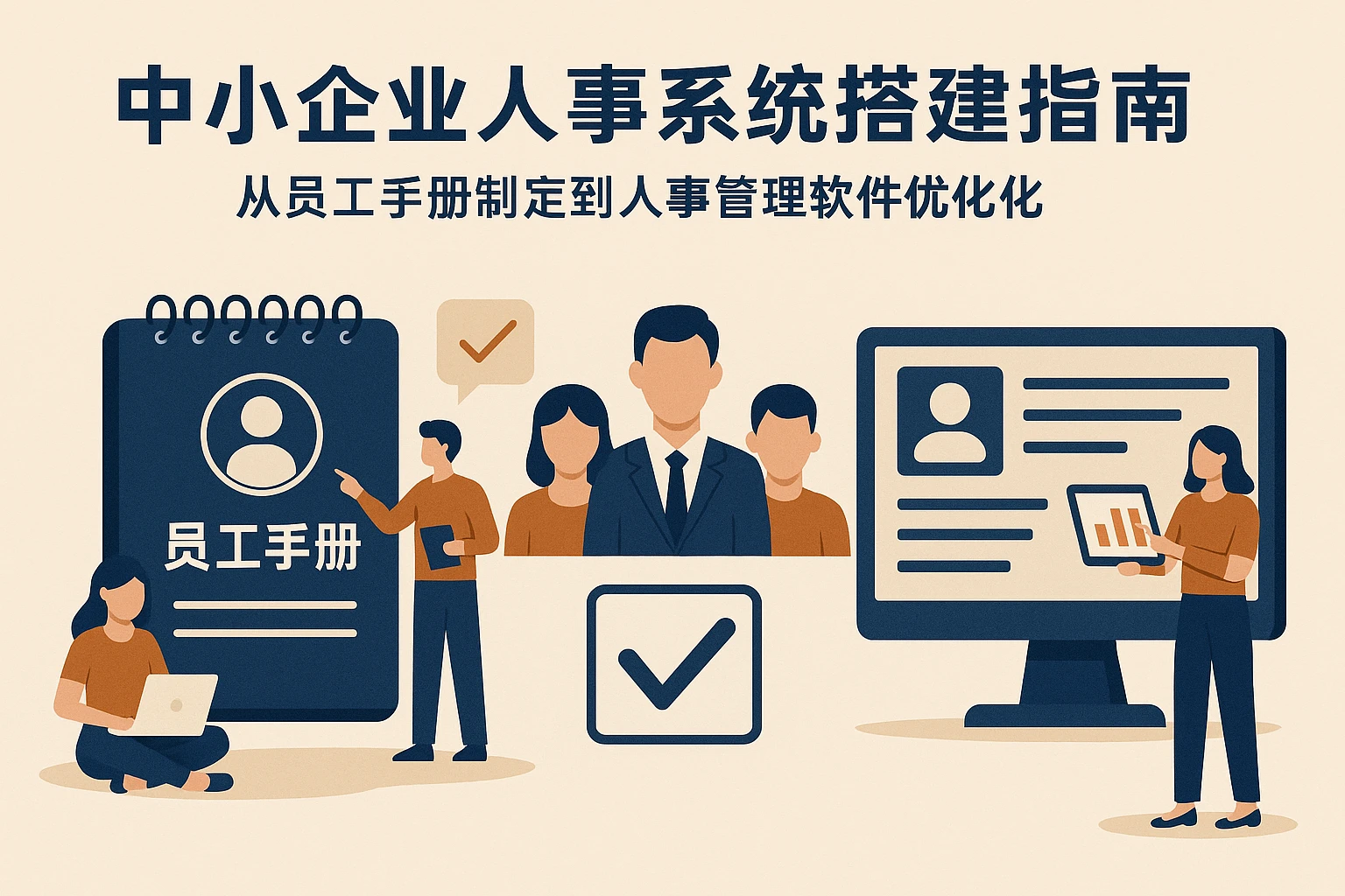 中小企业人事系统搭建指南：从员工手册民主程序到人事管理软件优化