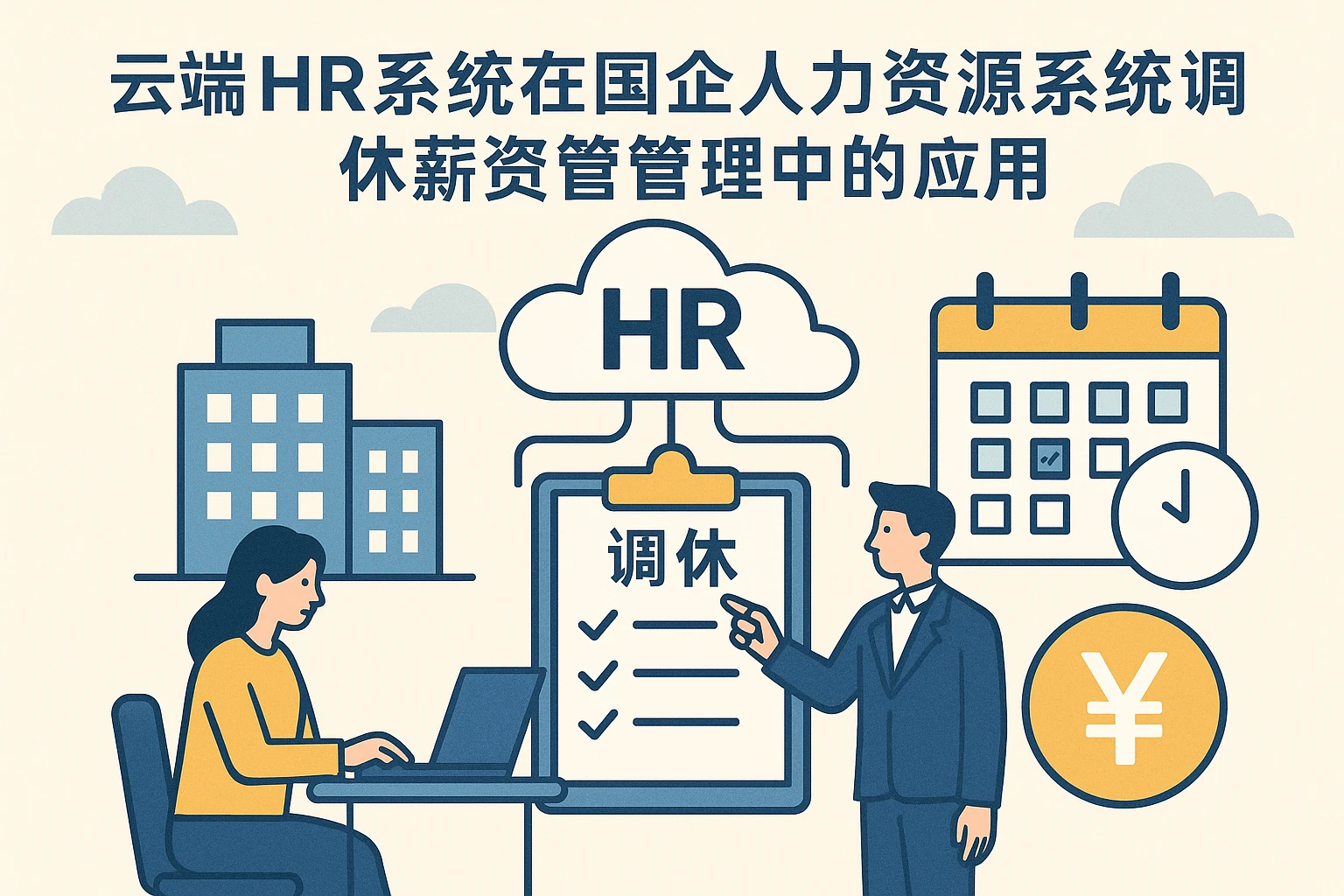 云端HR系统在国企人力资源系统调休薪资管理中的应用