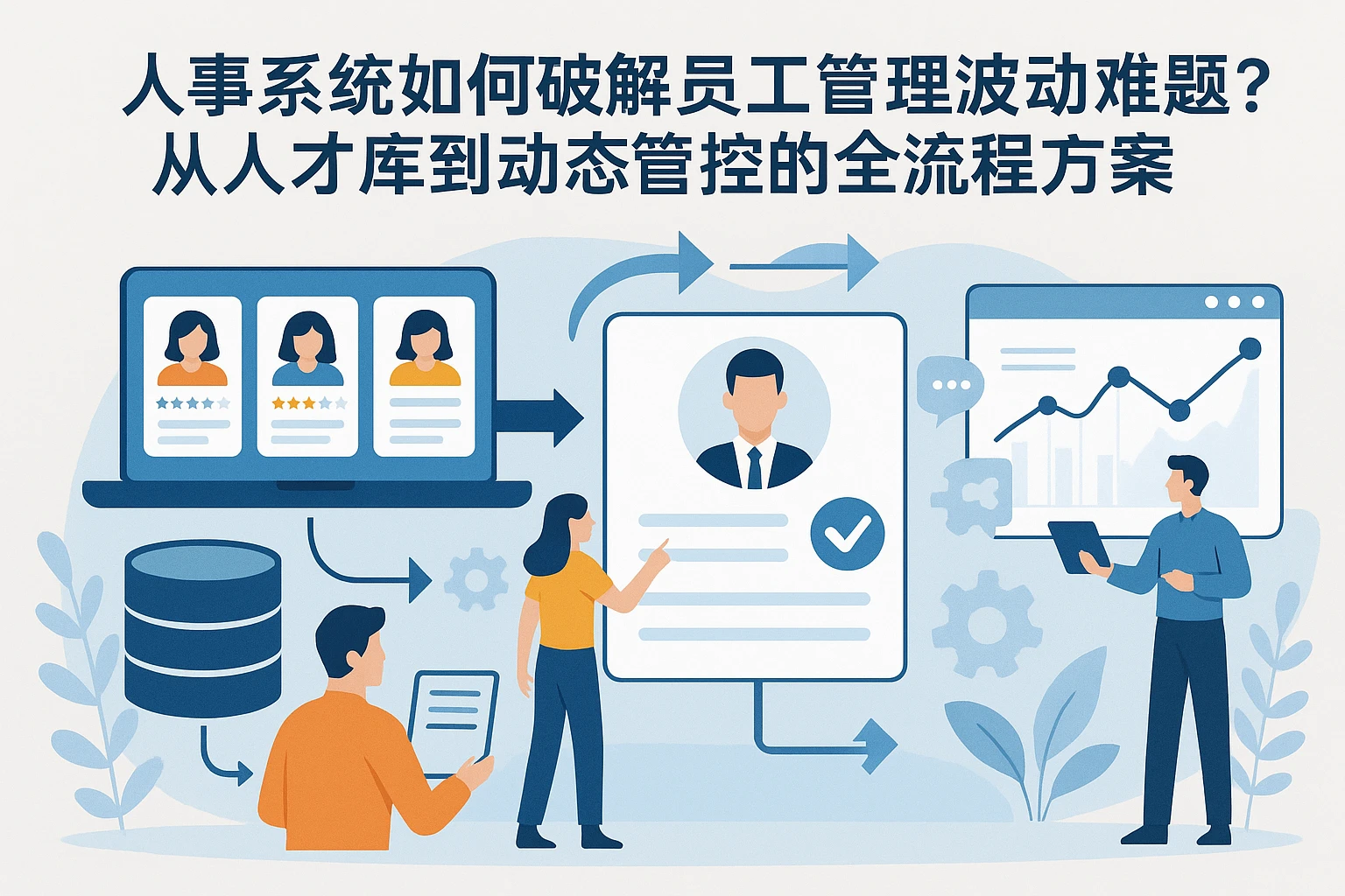 人事系统如何破解员工管理波动难题？从人才库到动态管控的全流程方案