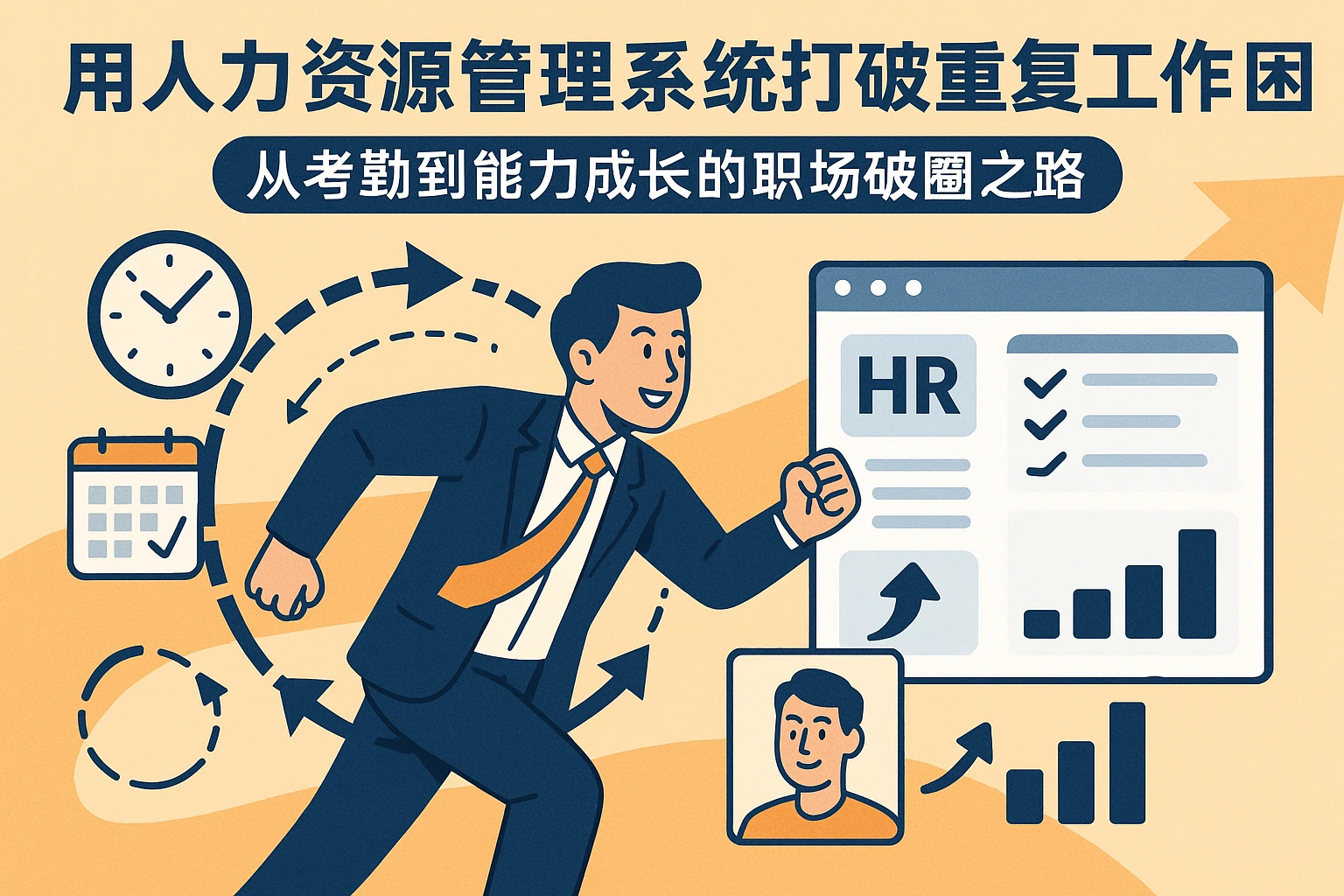 用人力资源管理系统打破重复工作困局:从考勤到能力成长的职场破圈之路