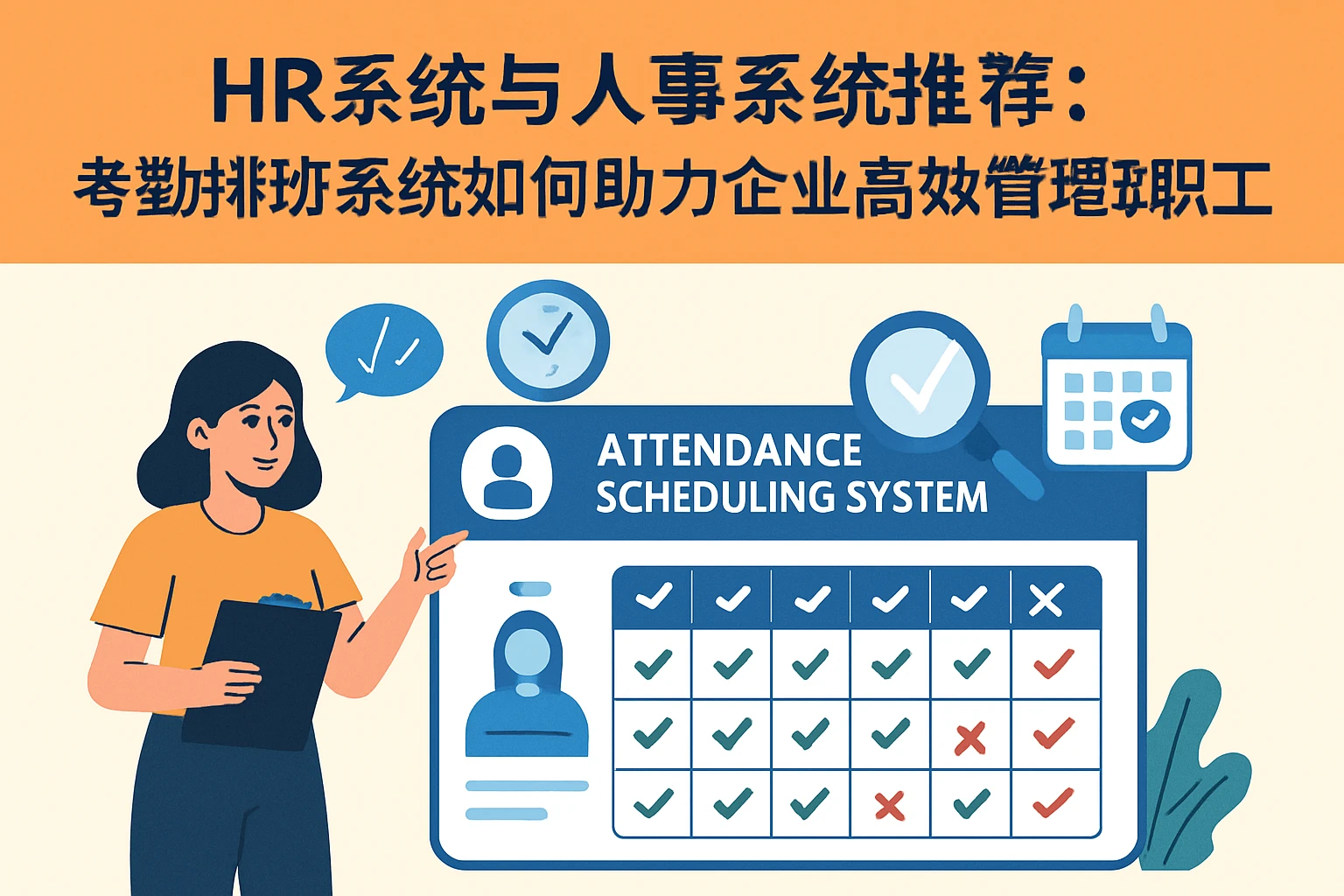HR系统与人事系统推荐：考勤排班系统如何助力企业高效管理兼职员工