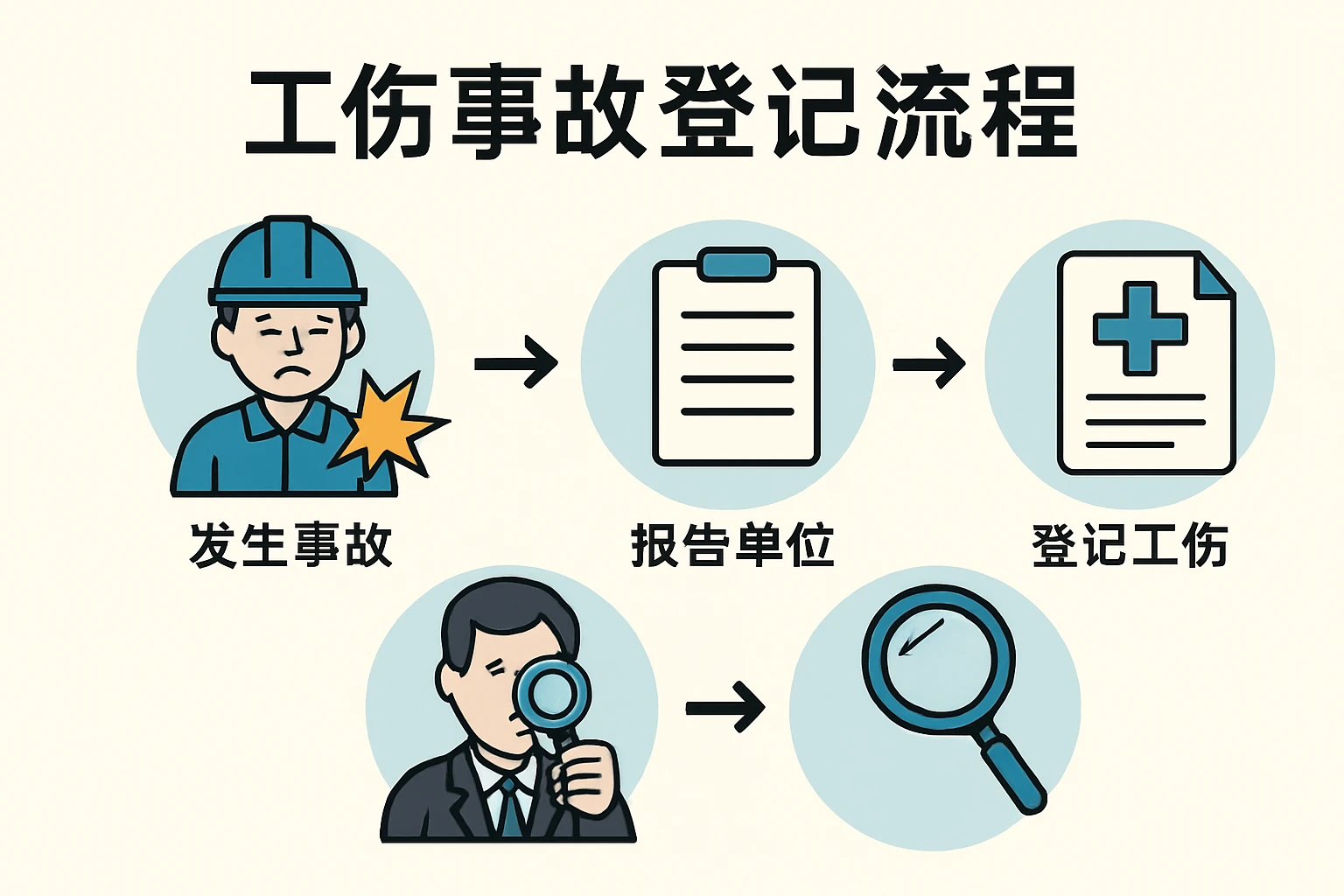 工伤事故登记流程