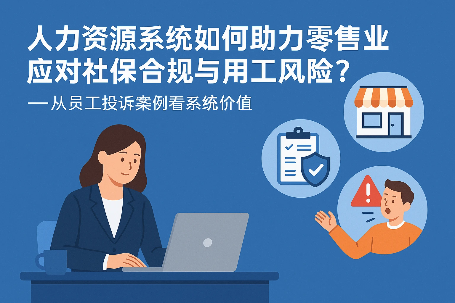 人力资源系统如何助力零售业应对社保合规与用工风险?——从员工投诉案例看系统价值