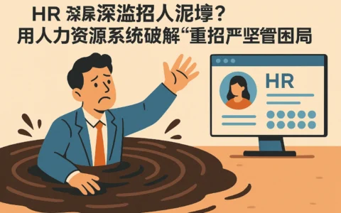 HR深陷招人泥潭？用人力资源系统破解“重招聘轻管理”困局