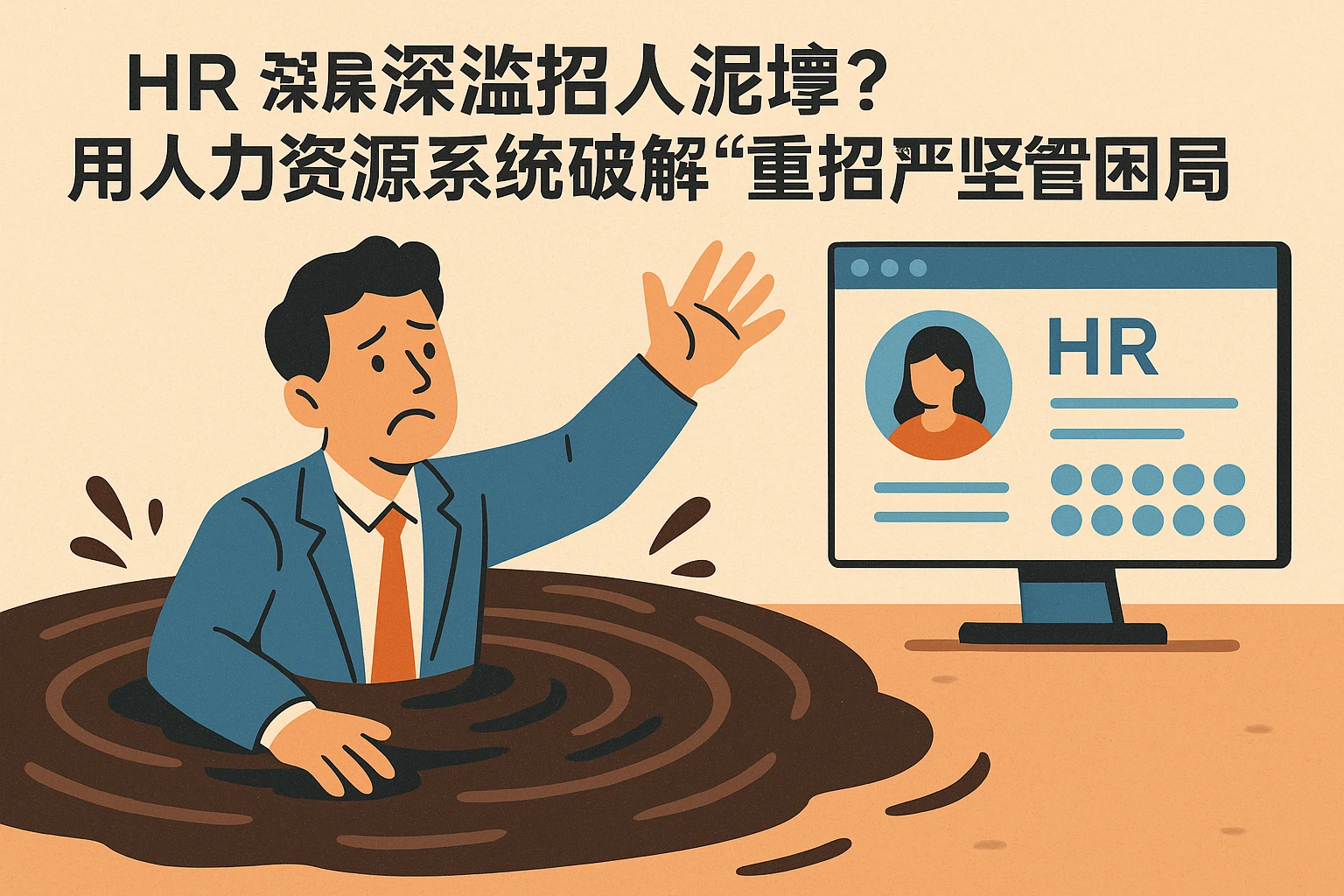 HR深陷招人泥潭？用人力资源系统破解“重招聘轻管理”困局