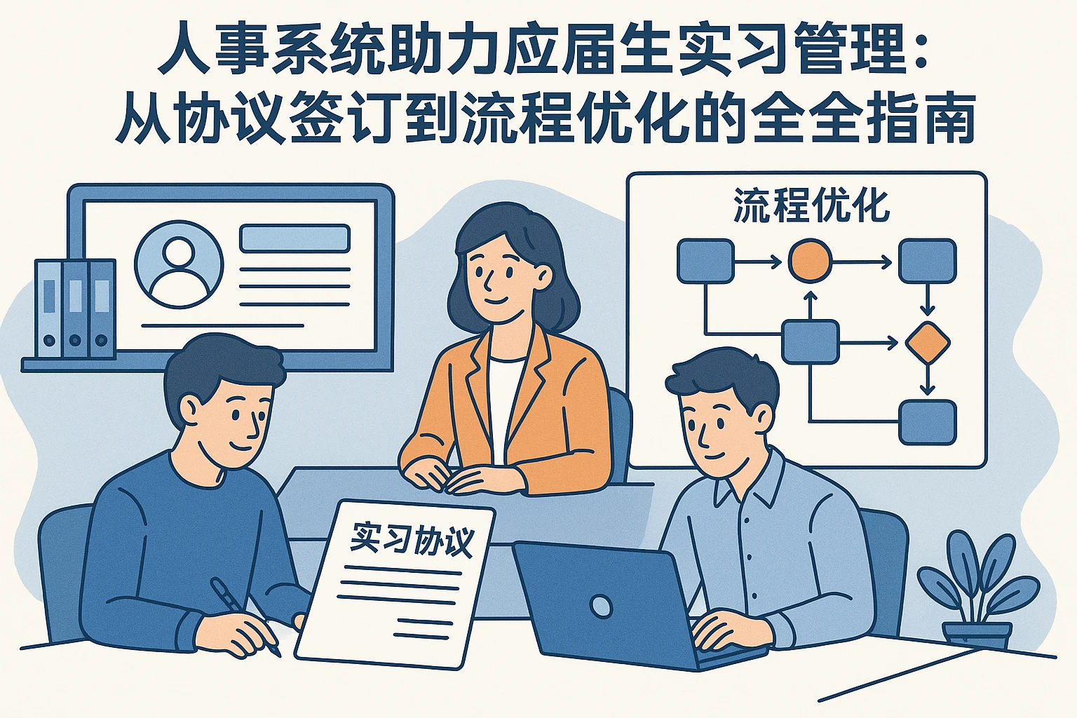 人事系统助力应届生实习管理：从协议签订到流程优化的全指南