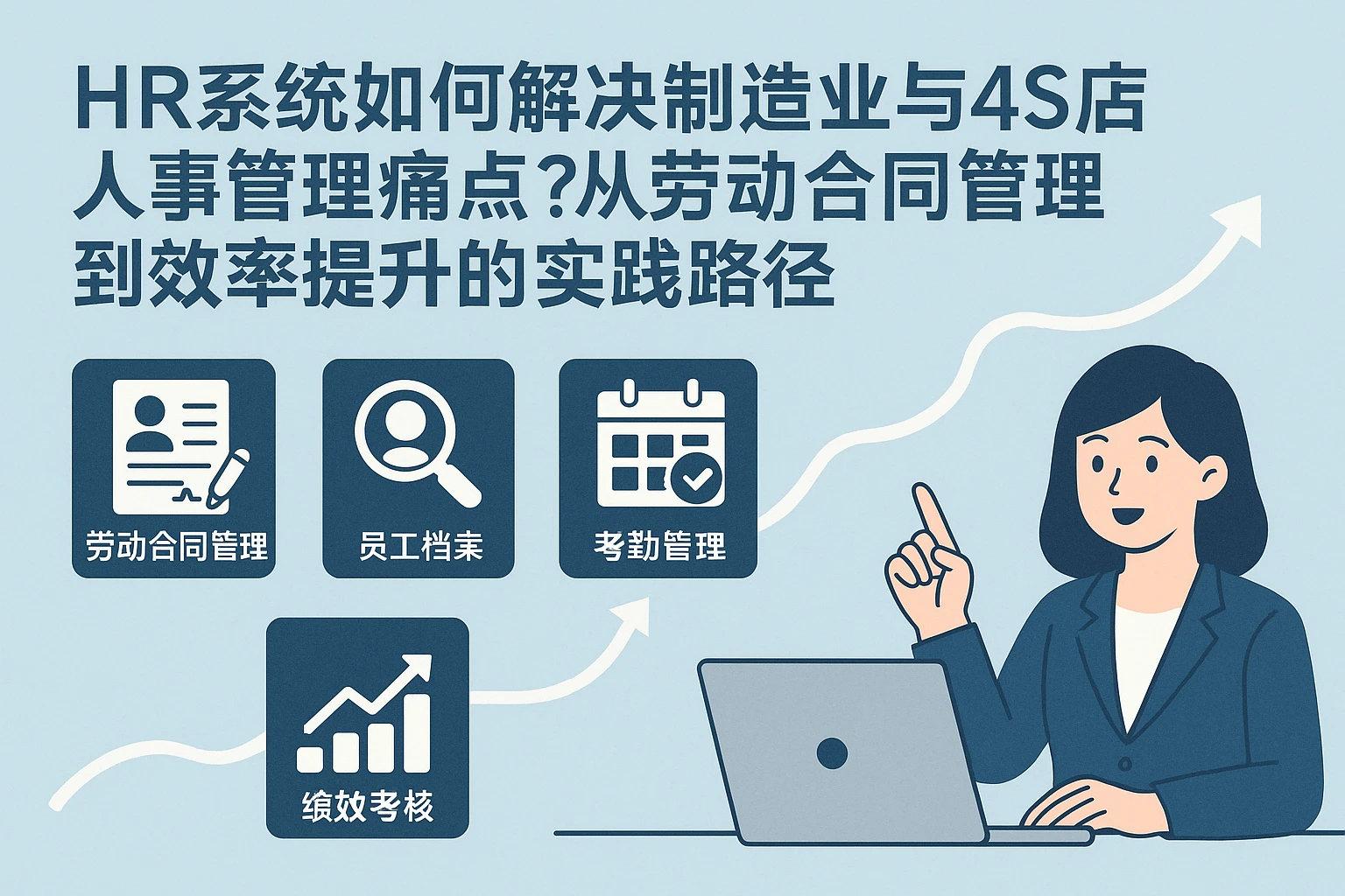HR系统如何解决制造业与4S店人事管理痛点？从劳动合同管理到效率提升的实践路径