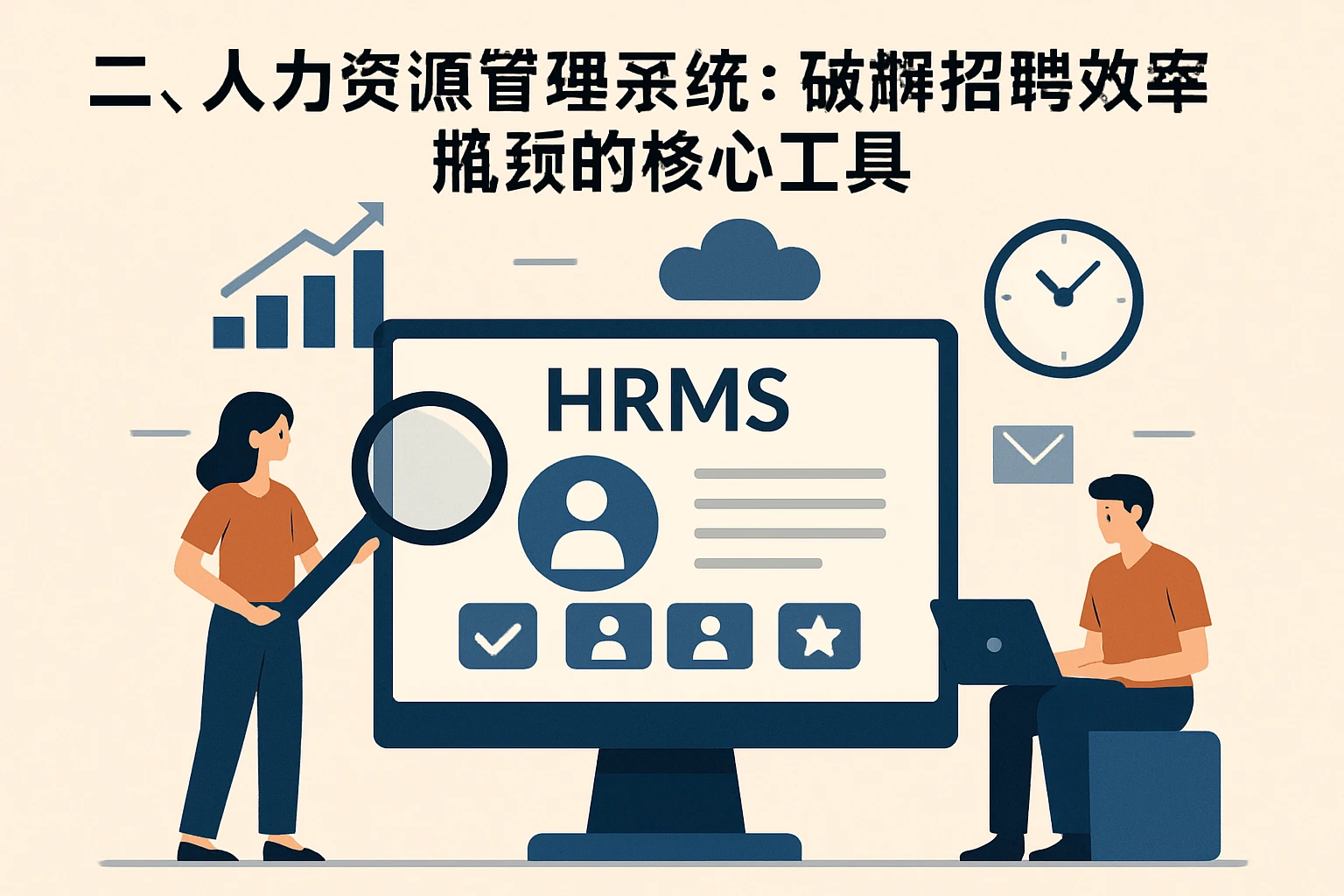 二、人力资源管理系统：破解招聘效率瓶颈的核心工具