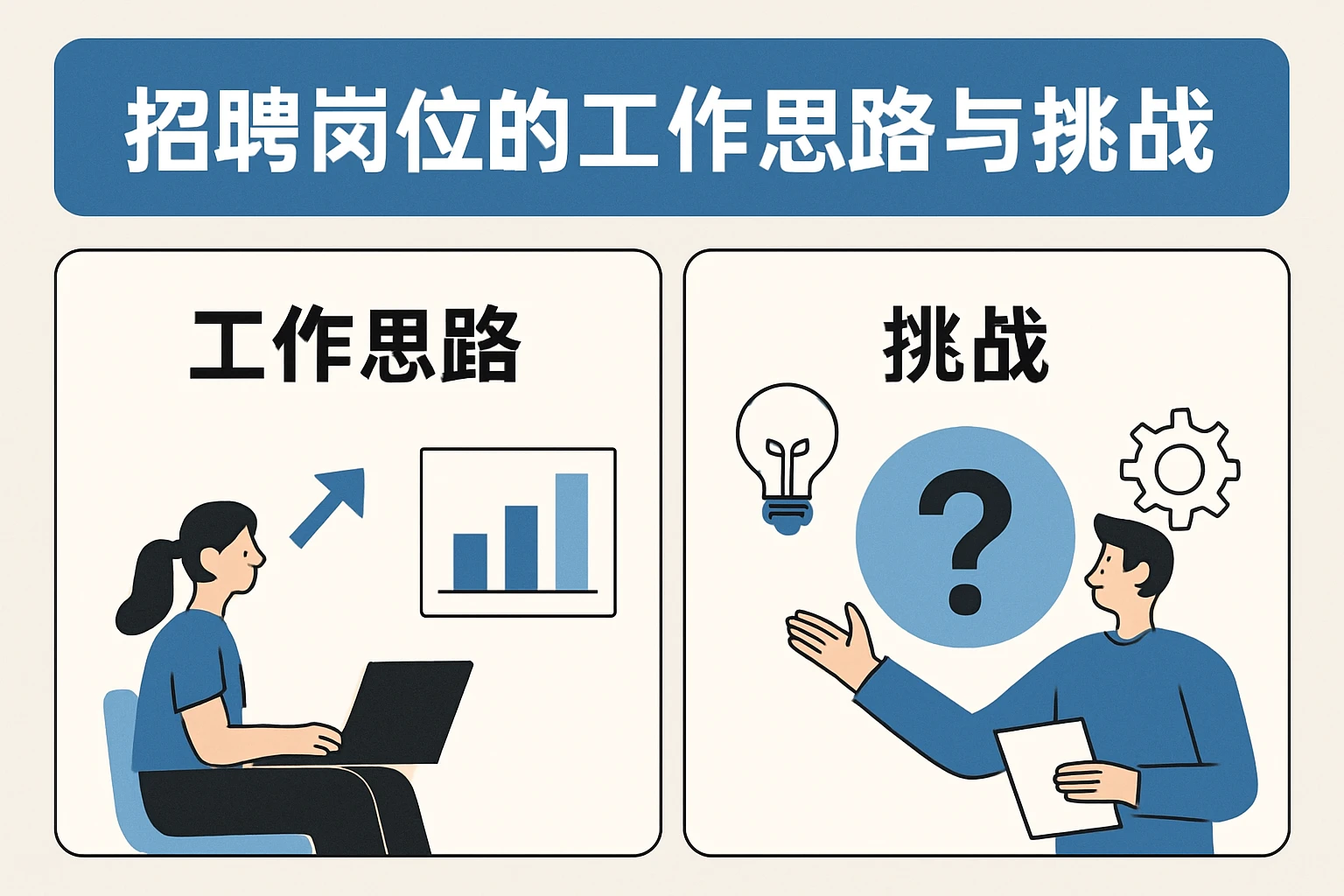 招聘岗位的工作思路与挑战
