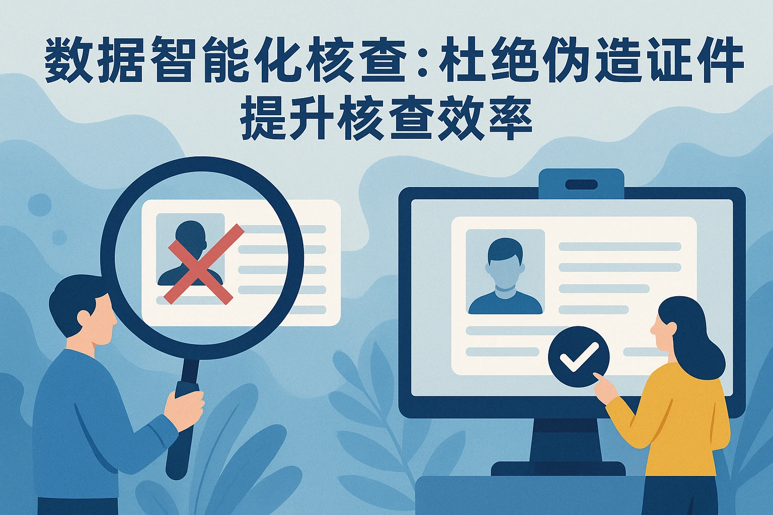 2. 数据智能化核查：杜绝伪造证件，提升核查效率