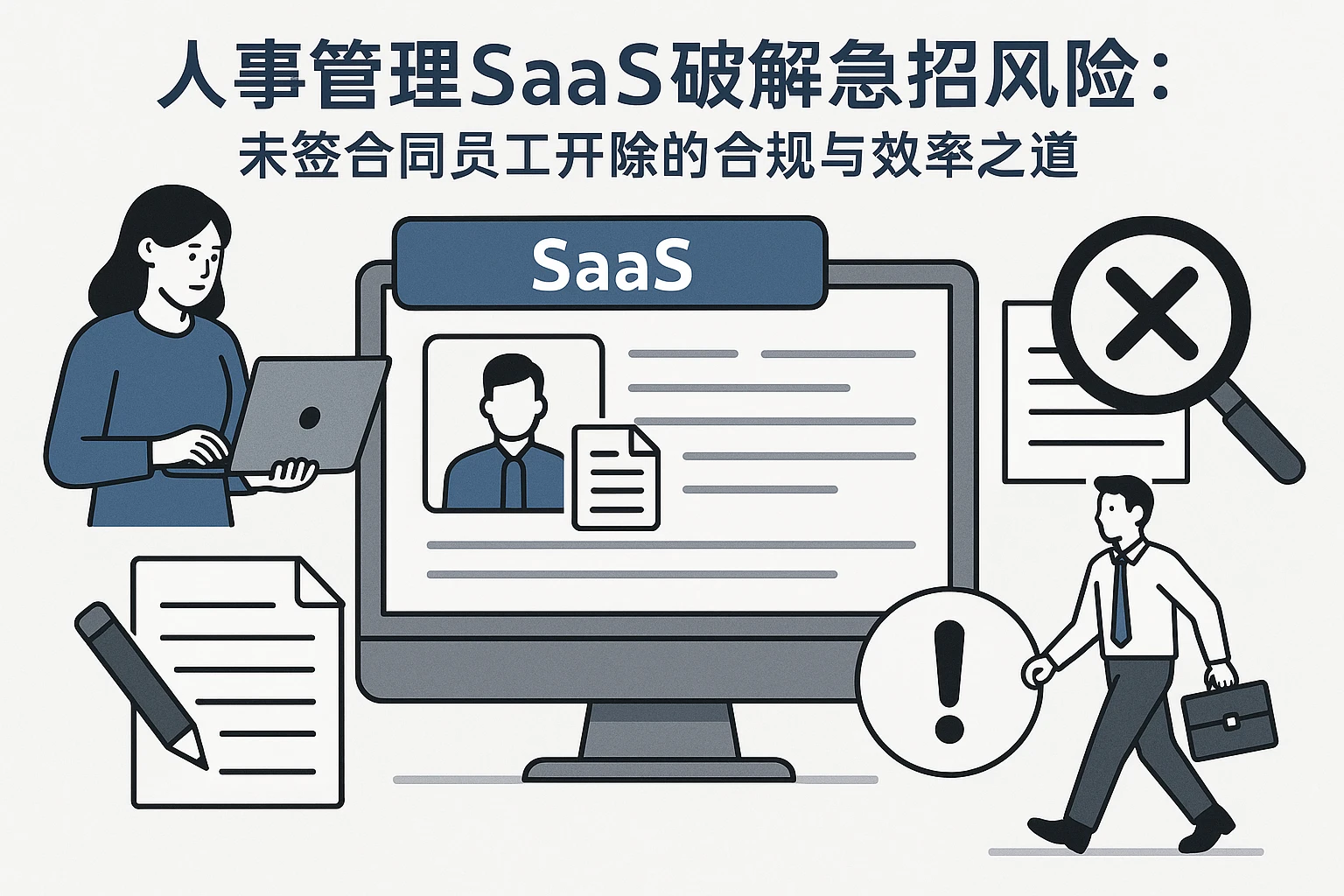 人事管理SaaS破解急招风险：未签合同员工开除的合规与效率之道