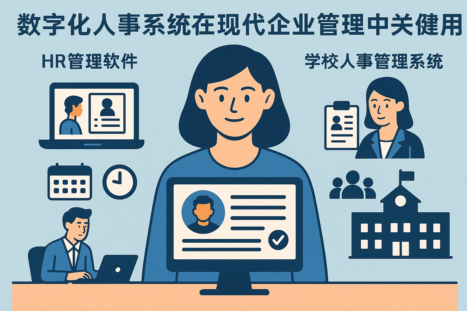 数字化人事系统在现代企业管理中的关键作用：从HR管理软件到学校人事管理系统的全面解析