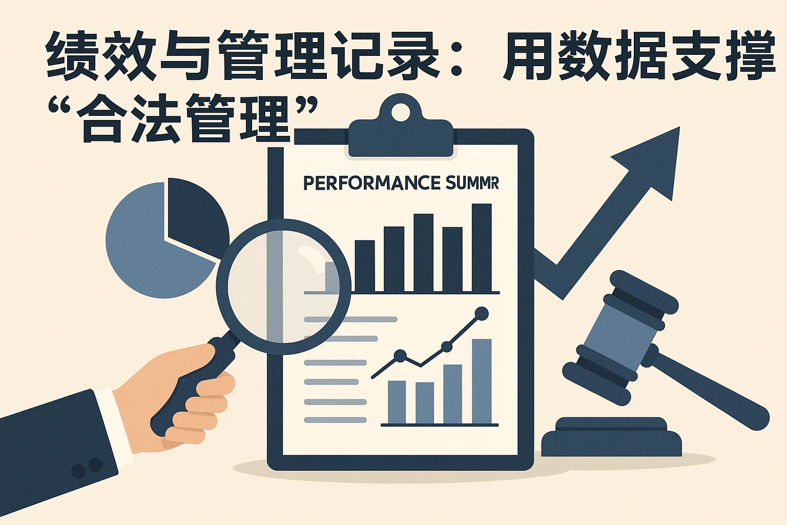 2. 绩效与管理记录：用数据支撑“合法管理”