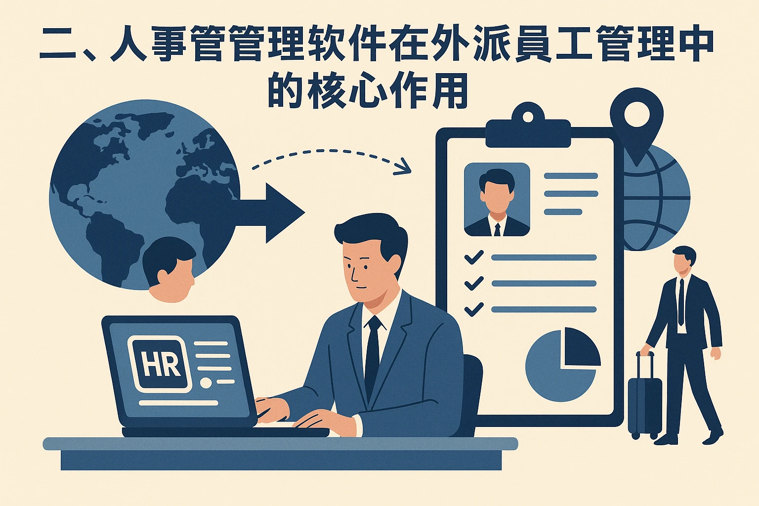二、人事管理软件在外派员工管理中的核心作用