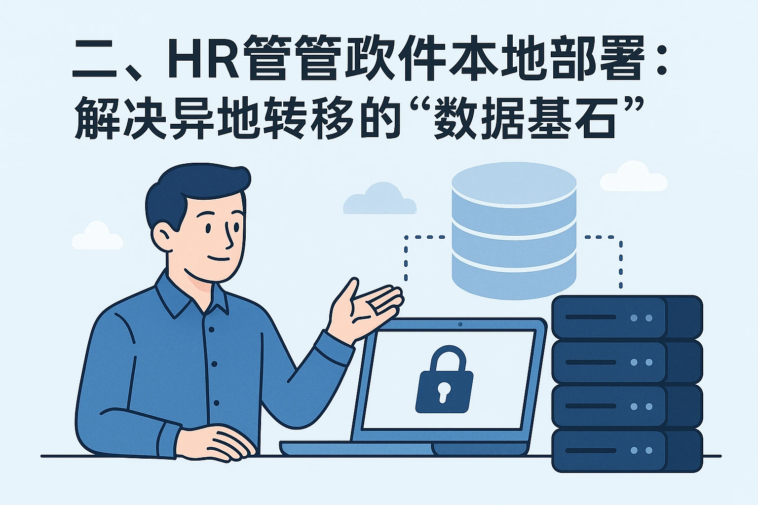 二、HR管理软件本地部署:解决异地转移的“数据基石”
