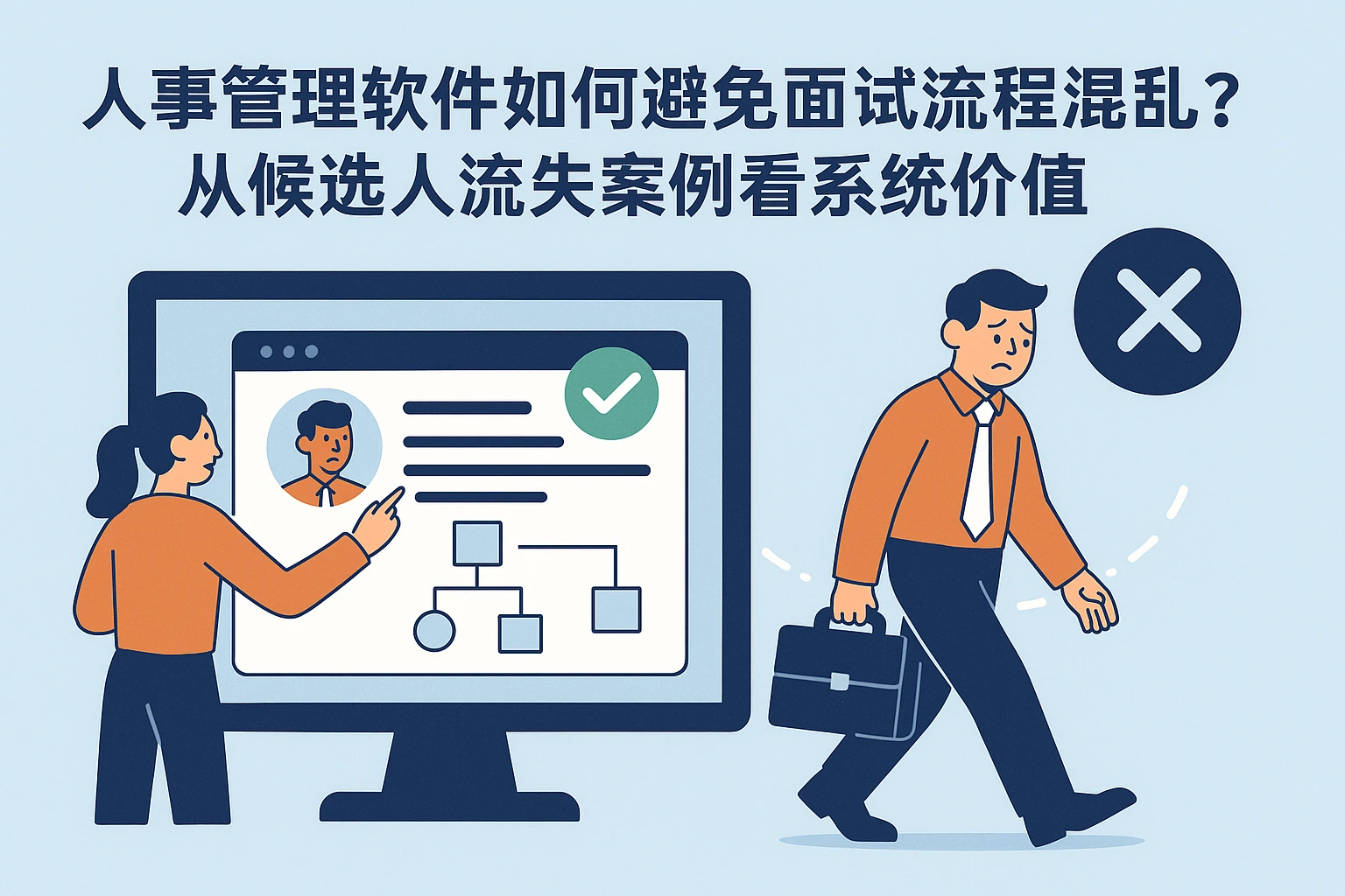 人事管理软件如何避免面试流程混乱?从候选人流失案例看系统价值
