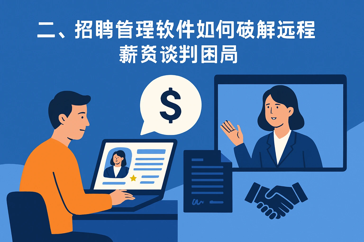 二、招聘管理软件如何破解远程薪资谈判困局