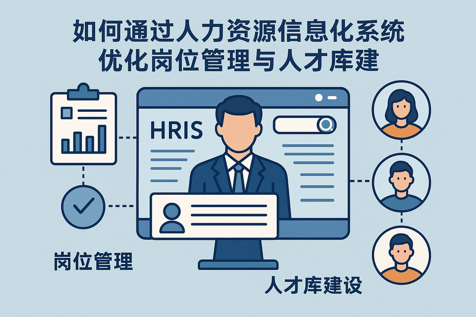 如何通过人力资源信息化系统优化岗位管理与人才库建设