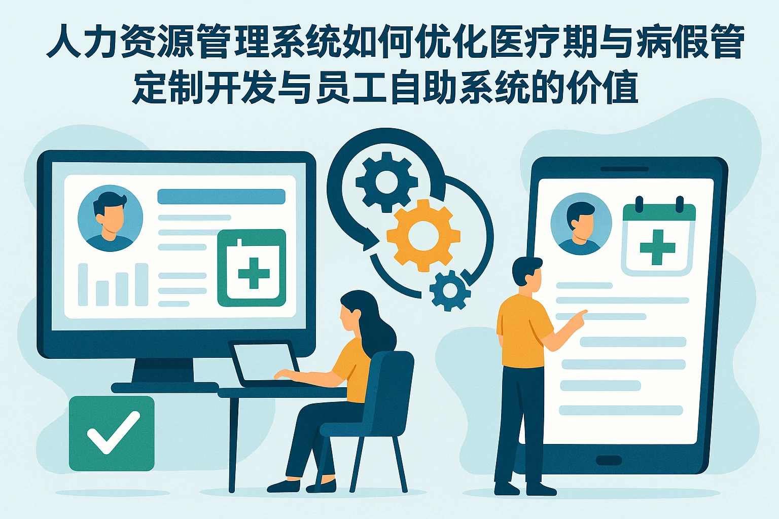 人力资源管理系统如何优化医疗期与病假管理：定制开发与员工自助系统的价值