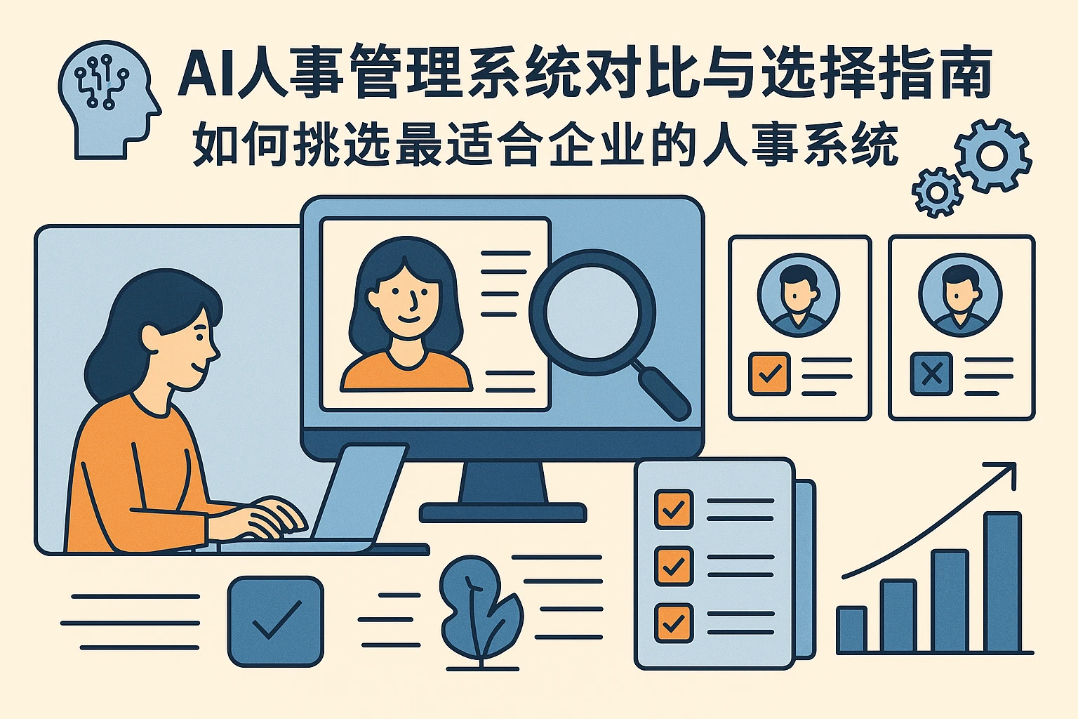 AI人事管理系统对比与选择指南：如何挑选最适合企业的人事系统