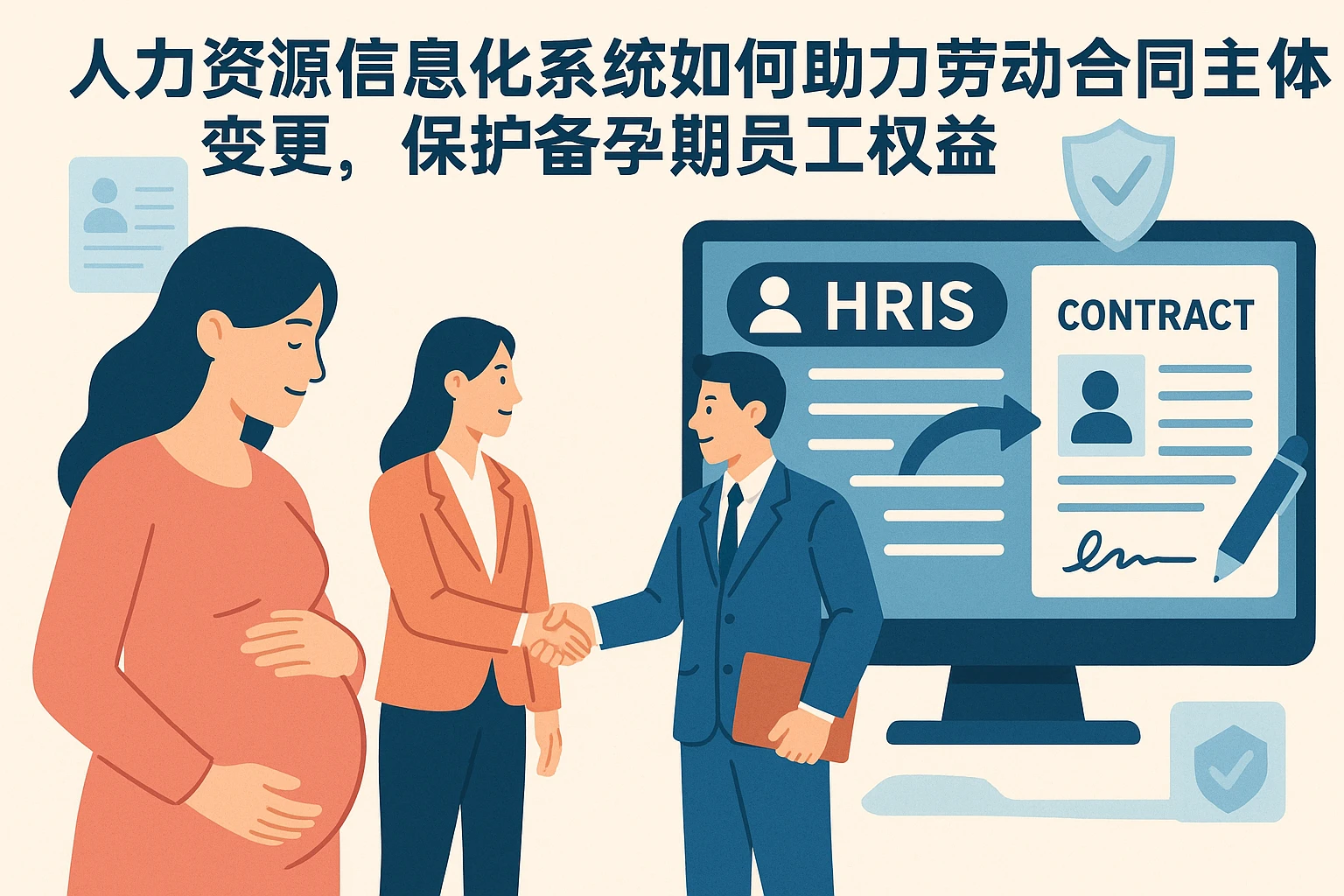人力资源信息化系统如何助力劳动合同主体变更，保护备孕期员工权益