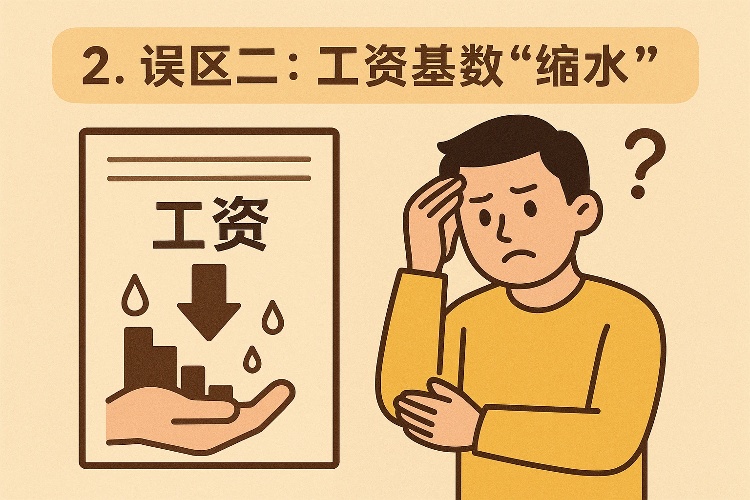 2. 误区二：工资基数“缩水”