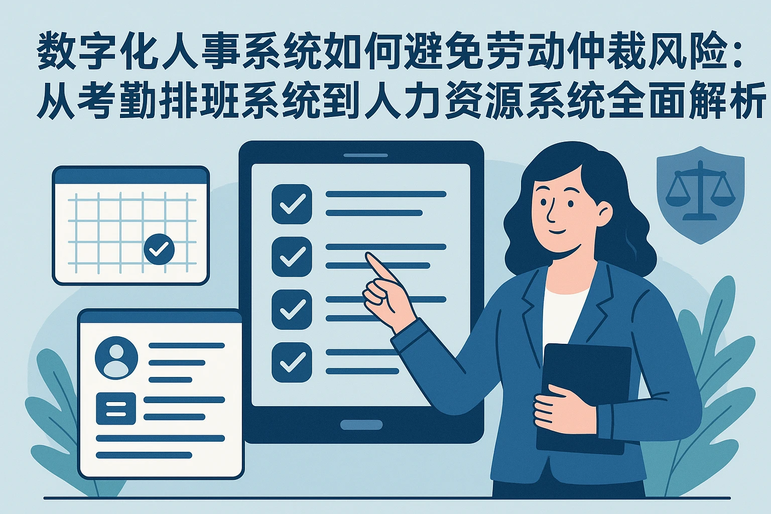 数字化人事系统如何避免劳动仲裁风险：从考勤排班系统到人力资源系统全面解析