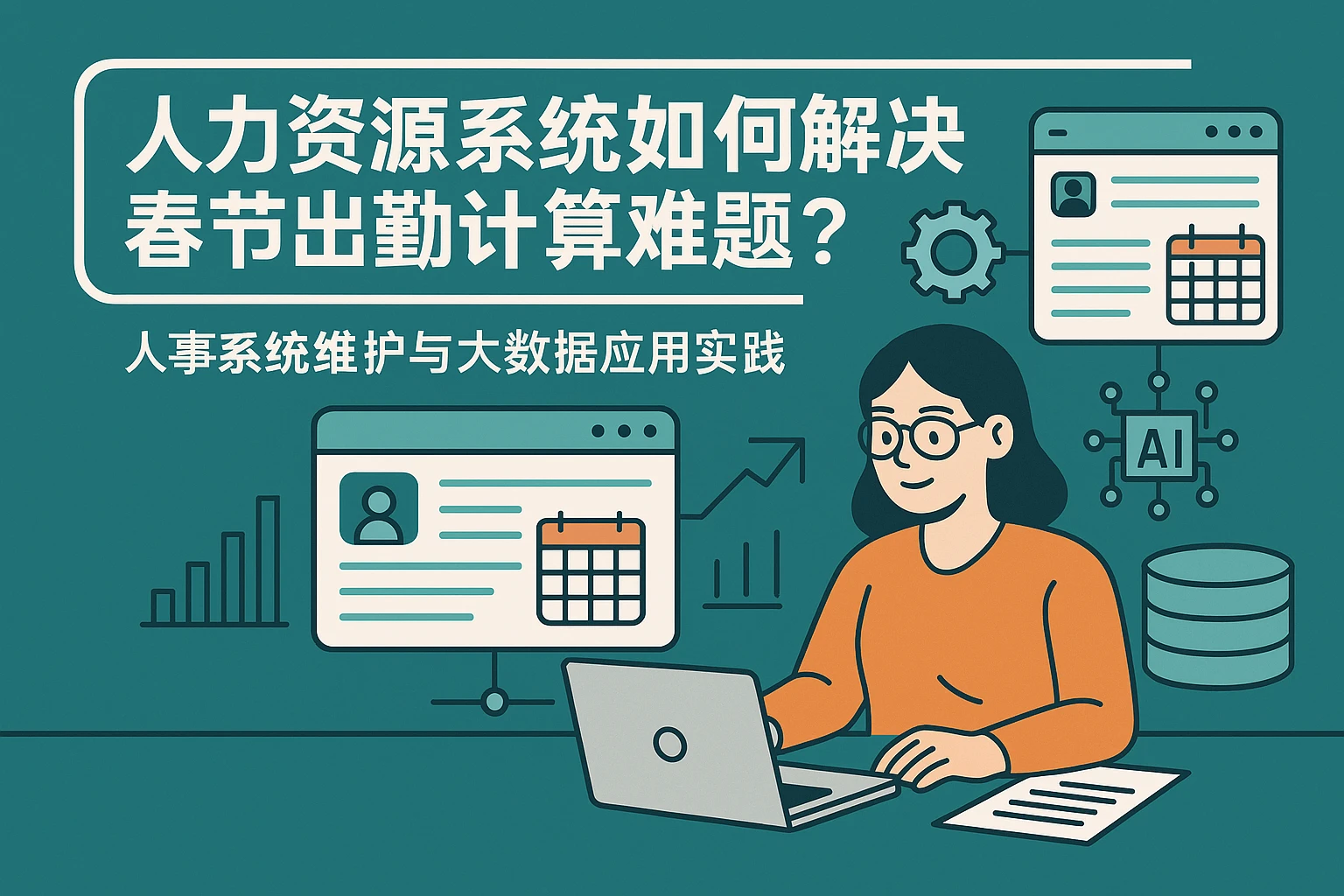人力资源系统如何解决春节出勤计算难题?人事系统维护与大数据应用实践