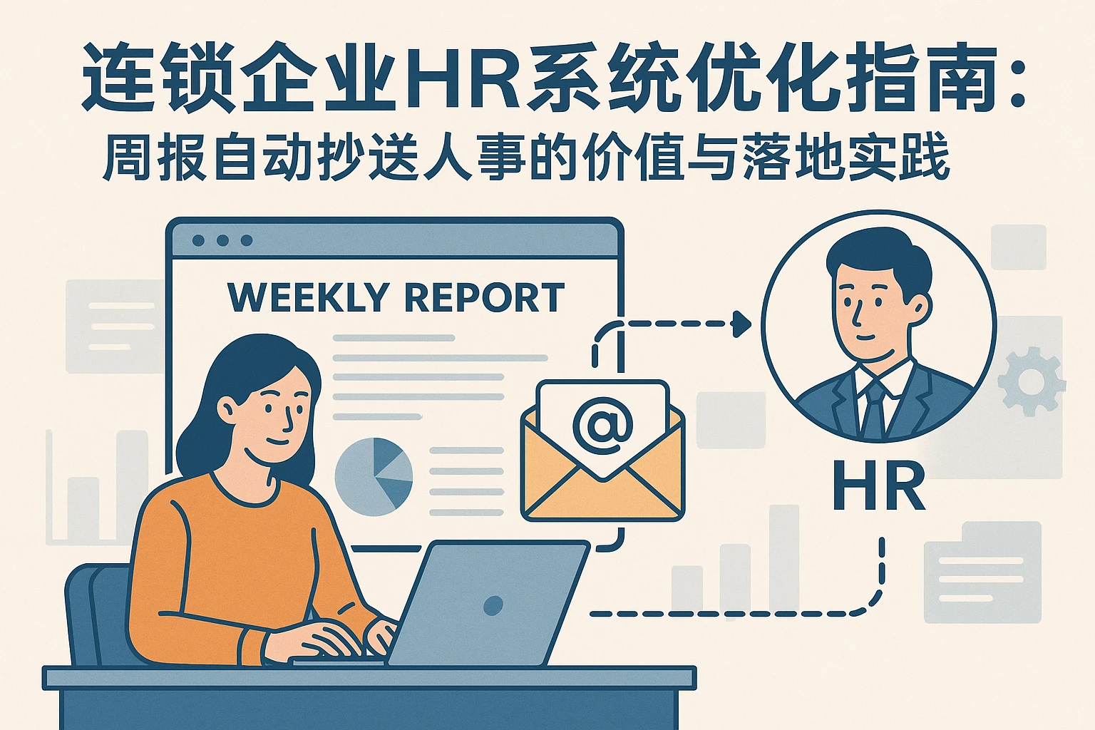 连锁企业HR系统优化指南:周报自动抄送人事的价值与落地实践