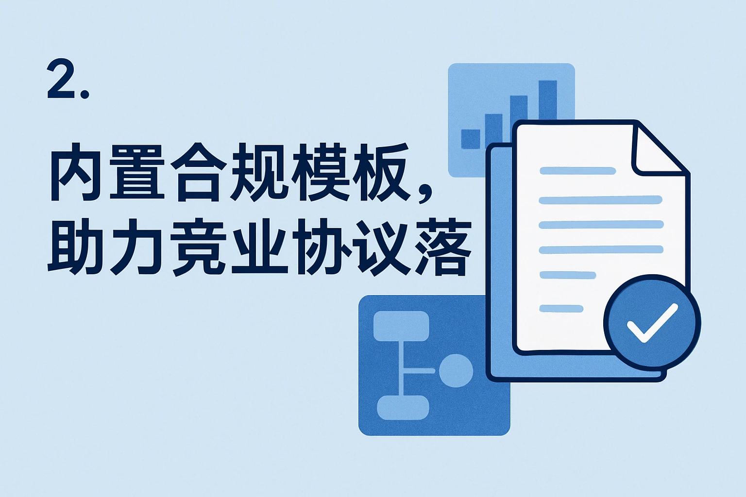 2. 内置合规模板，助力竞业协议落地