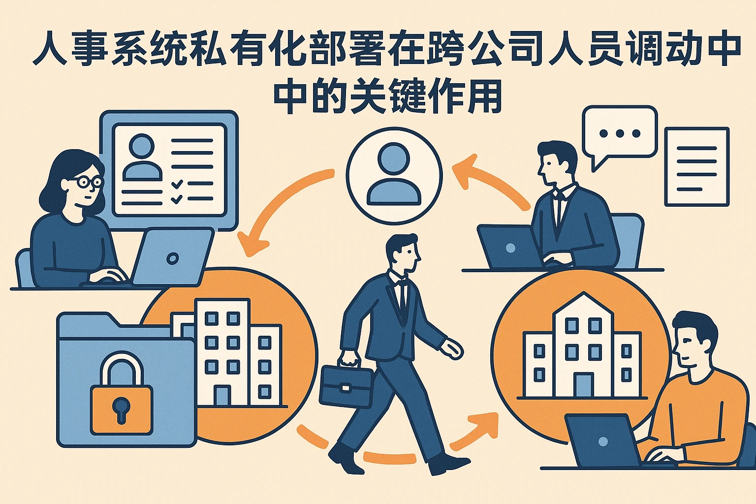 人事系统私有化部署在跨公司人员调动中的关键作用