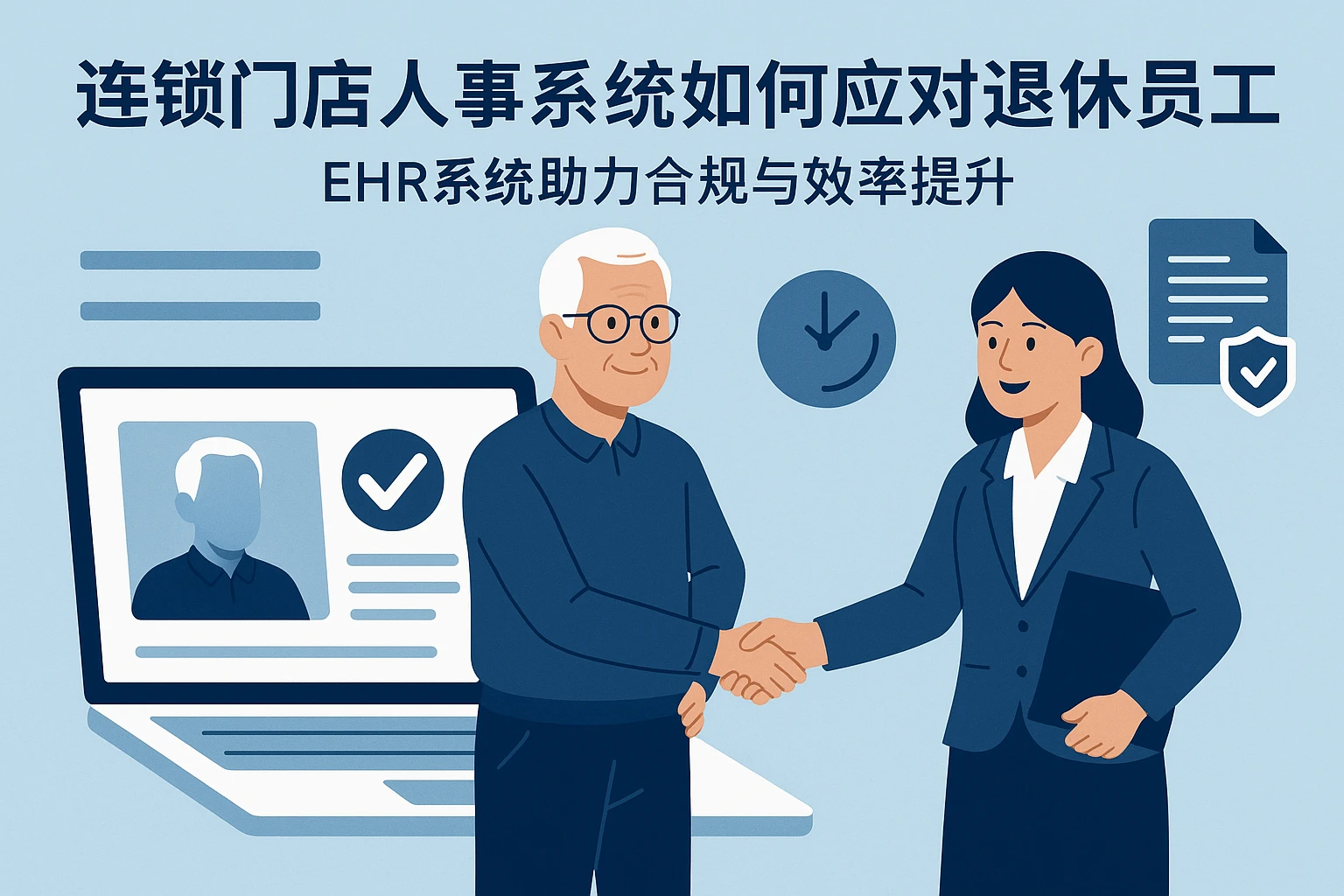 连锁门店人事系统如何应对退休员工续聘？EHR系统助力合规与效率提升