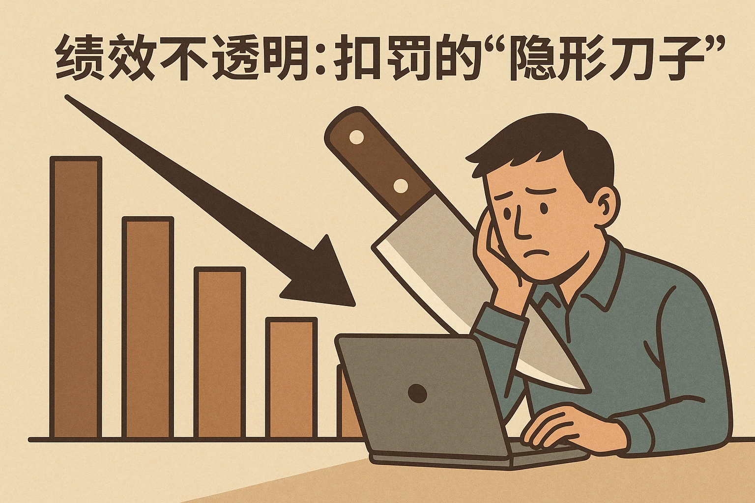 2. 绩效不透明:扣罚的“隐形刀子”