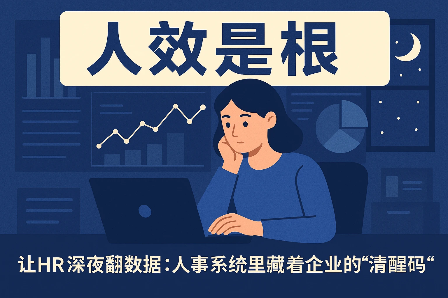 一句“人效是根”让HR深夜翻数据：人事系统里藏着企业的“清醒密码”